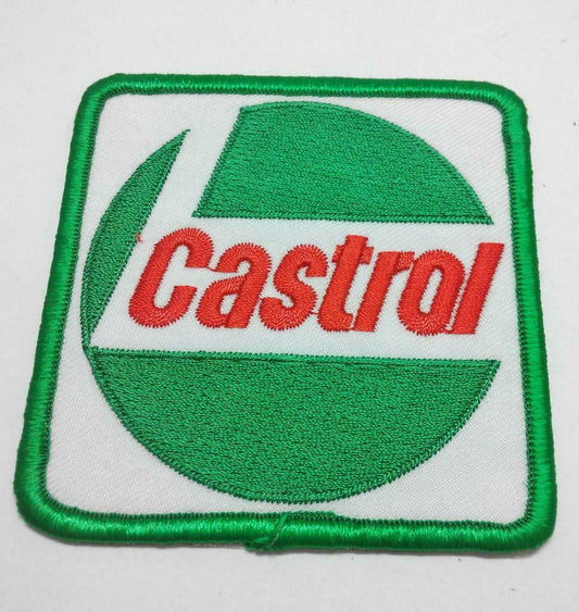 Embroidered Castrol Logo Iron On Clothes Patch (A985)