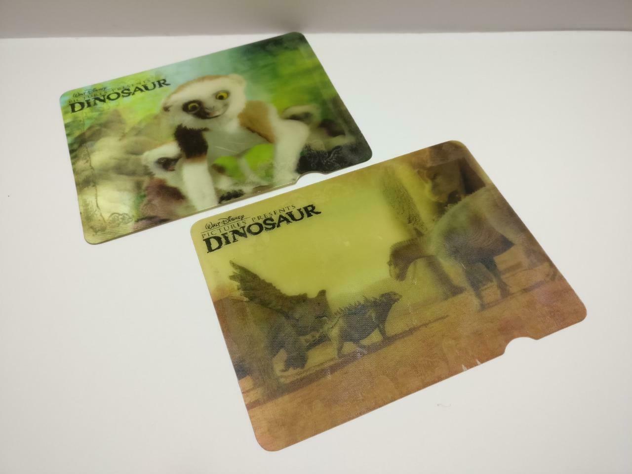 LUCKYPIGEON888 Disney Movie Dinosaur 3D Lenticular Postcard Lot Of 2 (E0500)