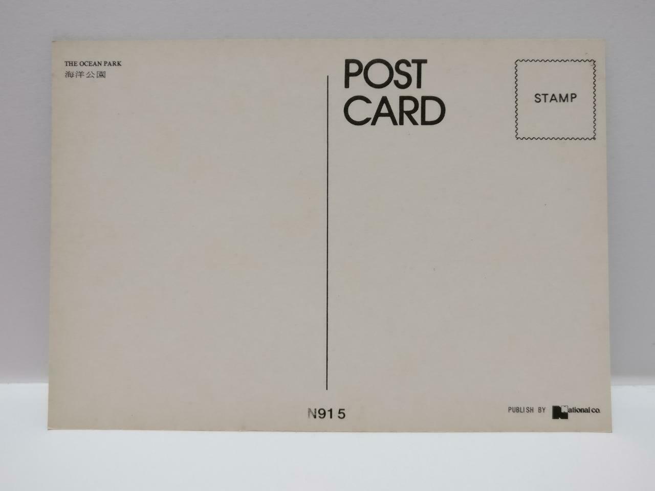 Vintage Hong Kong The Ocean Park Dolphin Show 香港海洋公园 Postcard (P796)