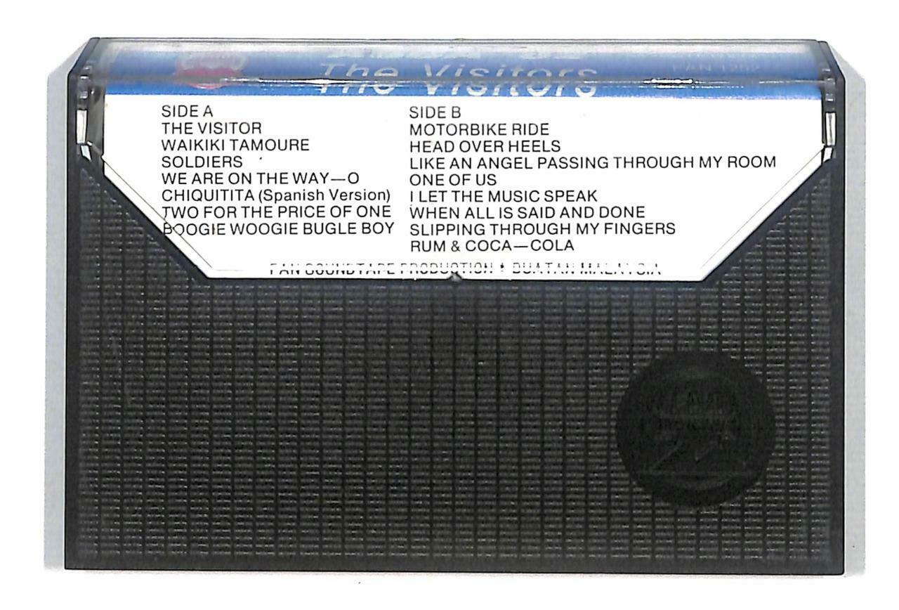 Rare ABBA '82 The Visitor Head Over Heels Malaysia English Cassette CT928