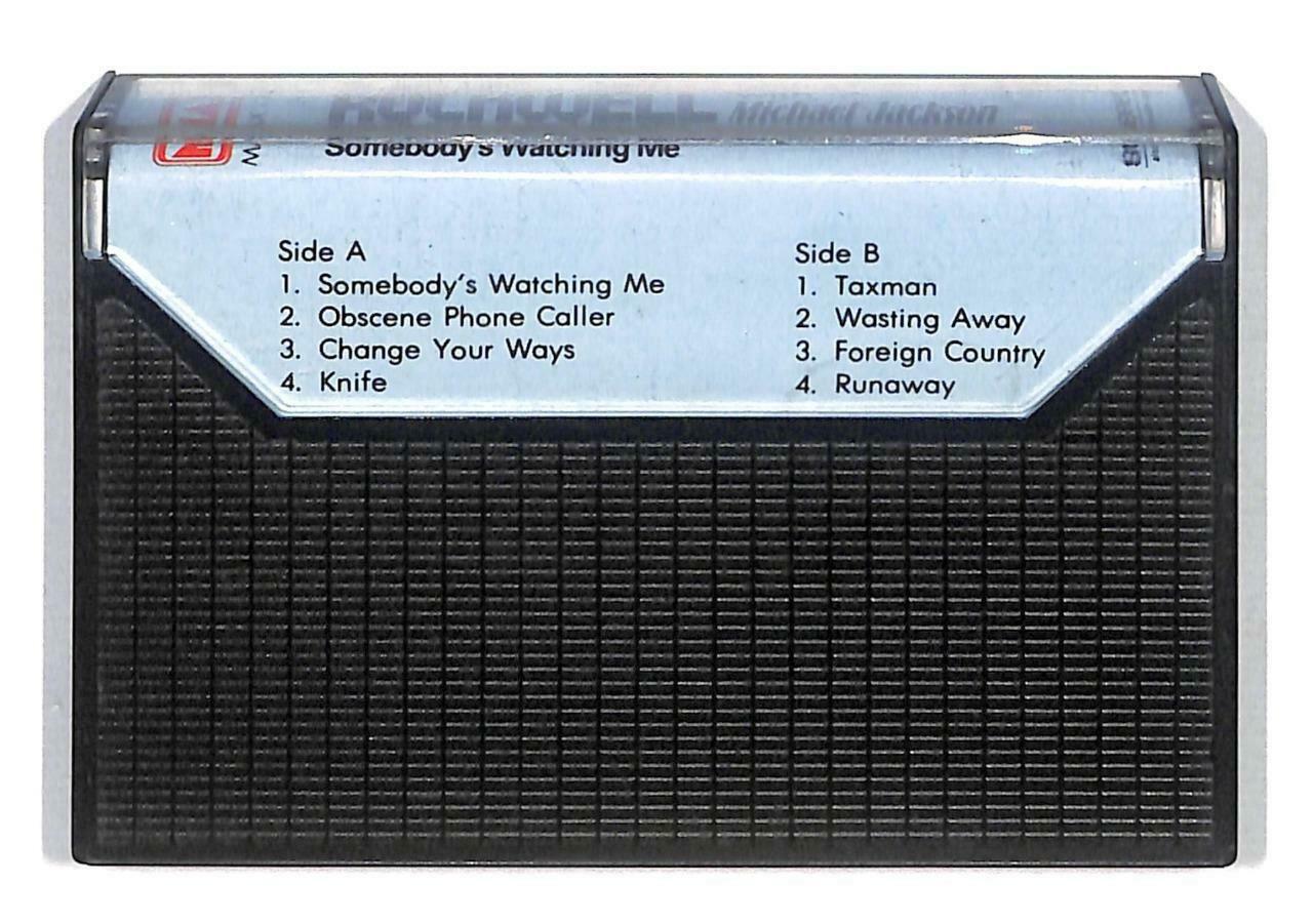 Rare Michael Jackson MJ Somebody's Watching Me Singapore English Cassette CT930