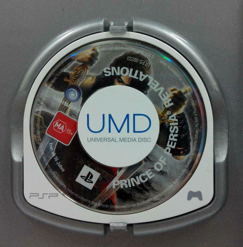 PSP Prince of Persia Revelations 2005 Rare Platinum Europe Game Disc (G102)