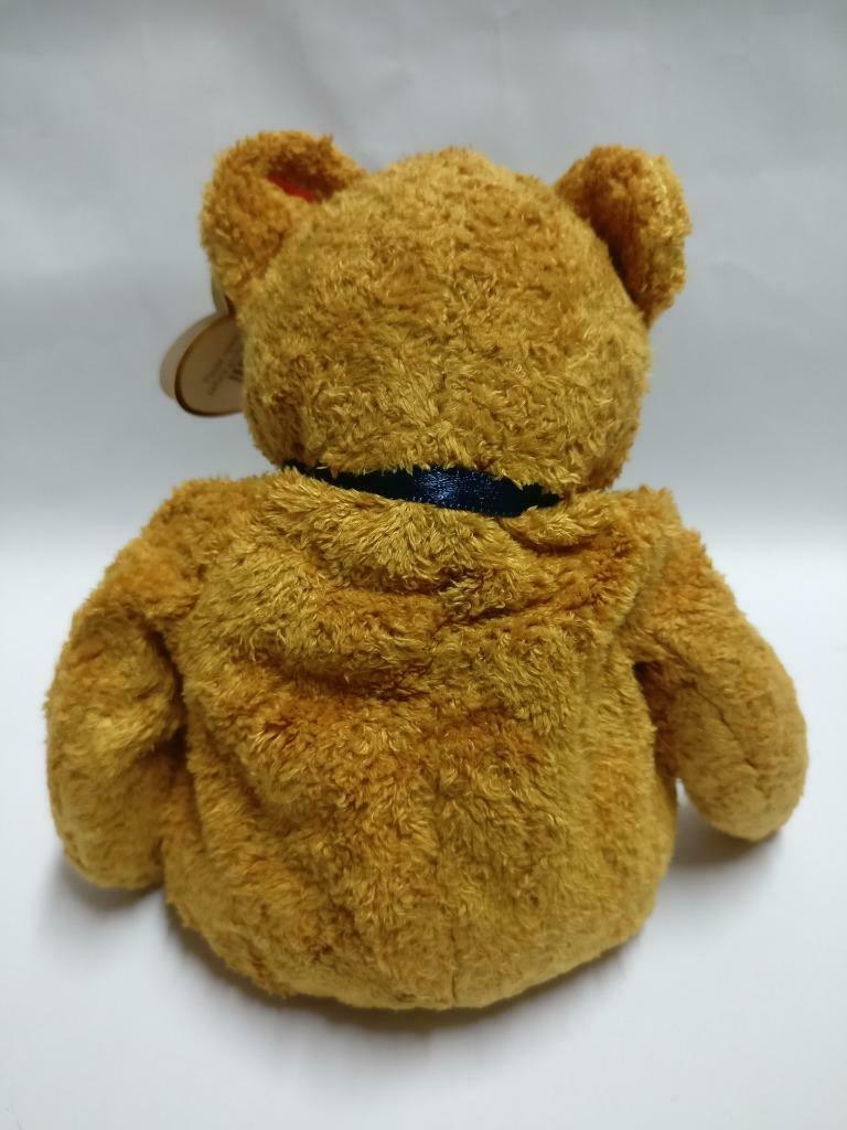 Vintage Ty Beanie Baby Brown Fuzz Bear 8" 1998 KR Plush Soft Toy F/S (PTY116)