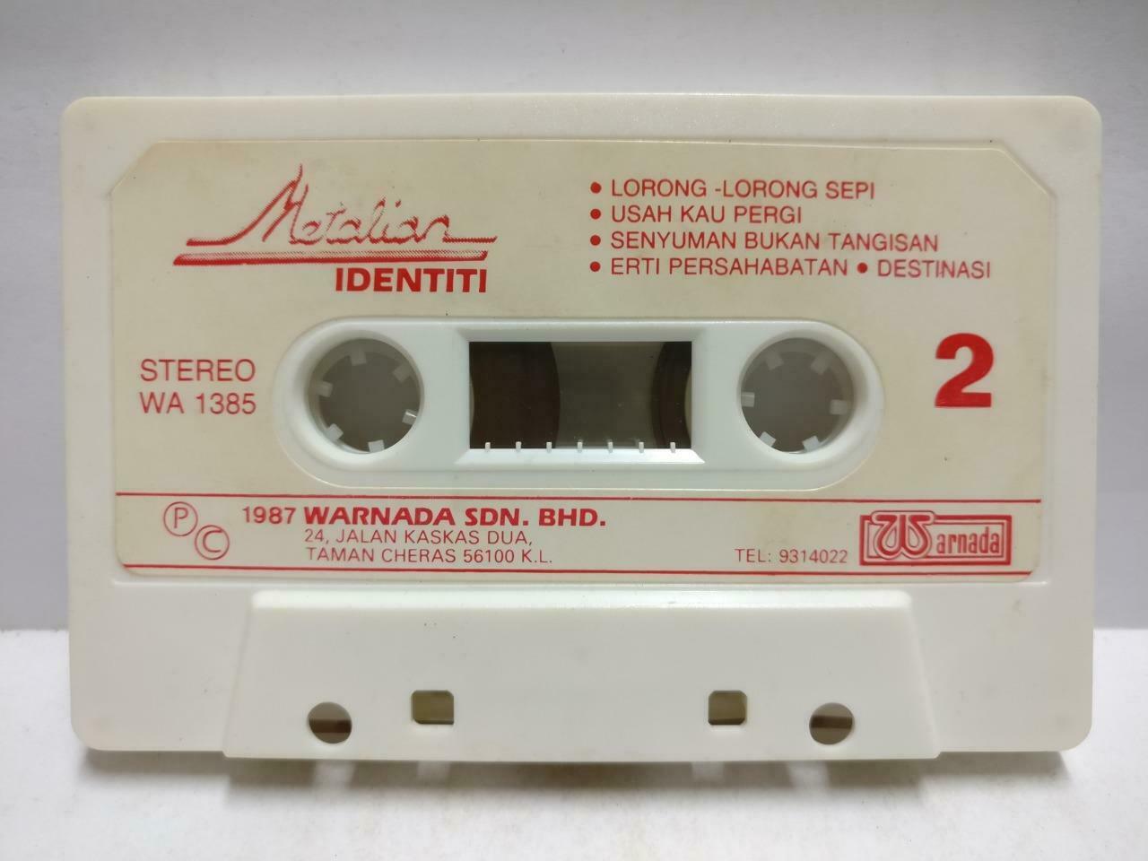 Rare Malaysia Malay Rock Band Identiti Metalian 1987 Singapore Melayu Cassette CT722