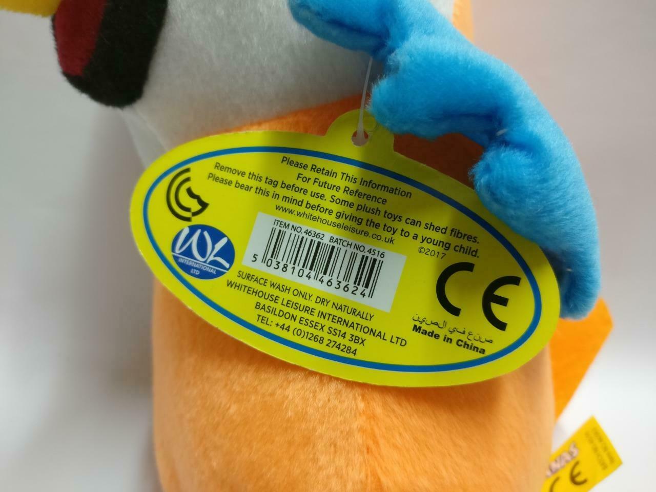 Bananas Parrot Stuffed Animal 8" Plush Soft Toy F/S (PTY017)
