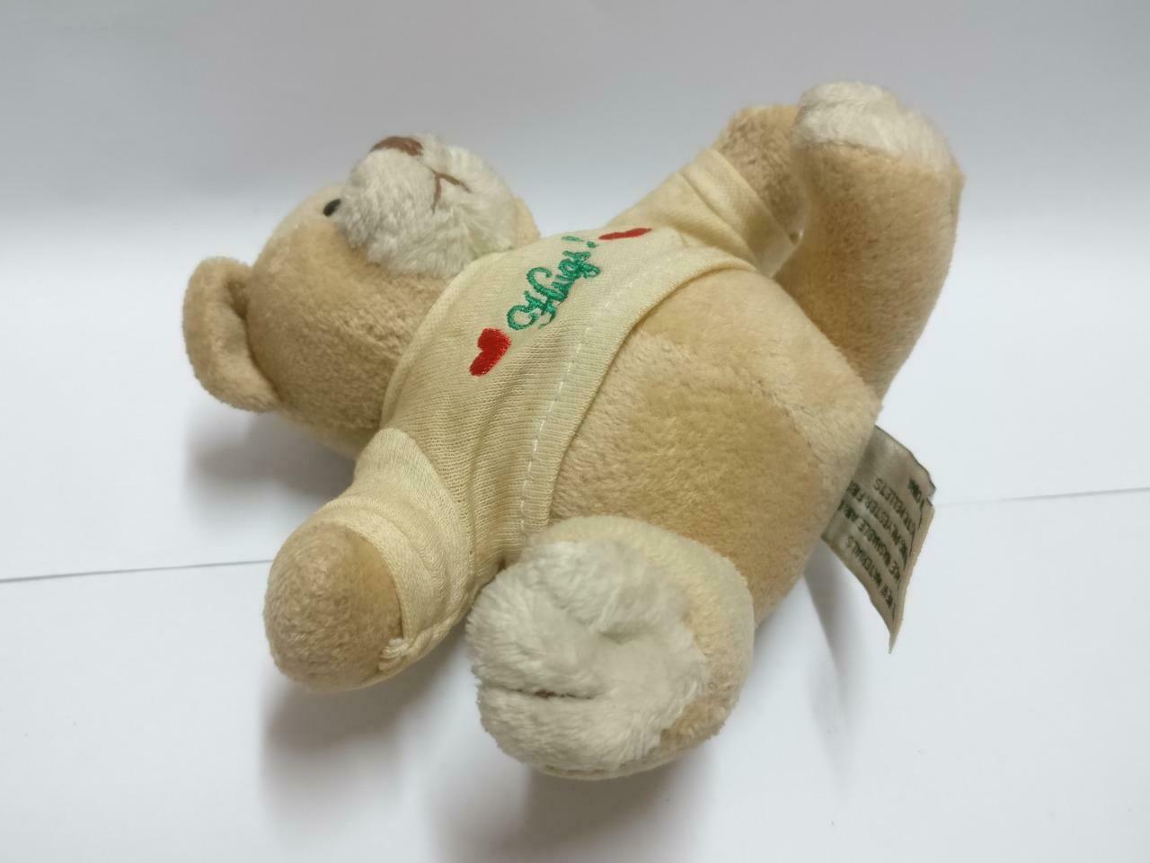 Singapore Sashas Hugs Brown Teddy Bear 4" Plush Soft Toy F/S (PTY055)