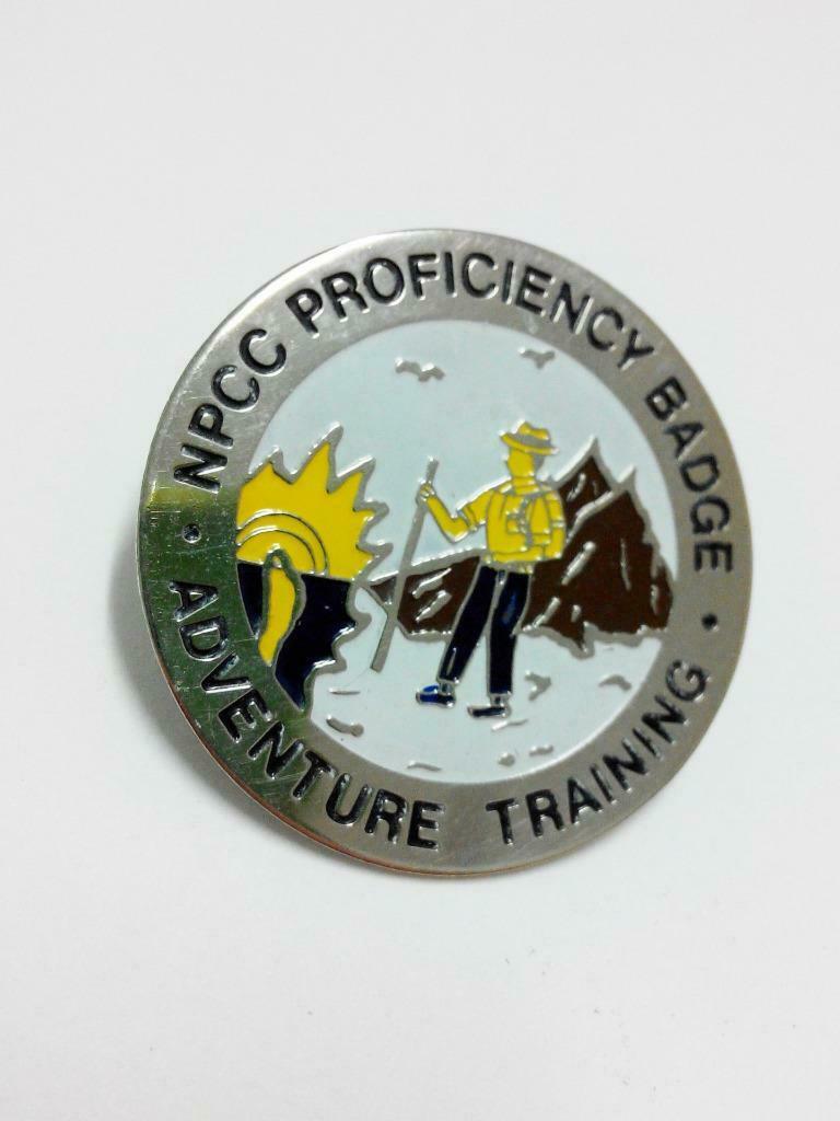Rare Vintage Singapore NPCC Proficiency Adventure Training Pin Badge F/S (B325)