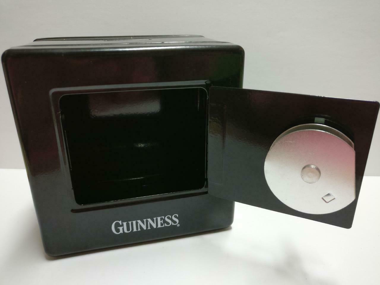 Advertising Guinness Beer Black Safe Box Coin Bank Display In Box (A2163) *3