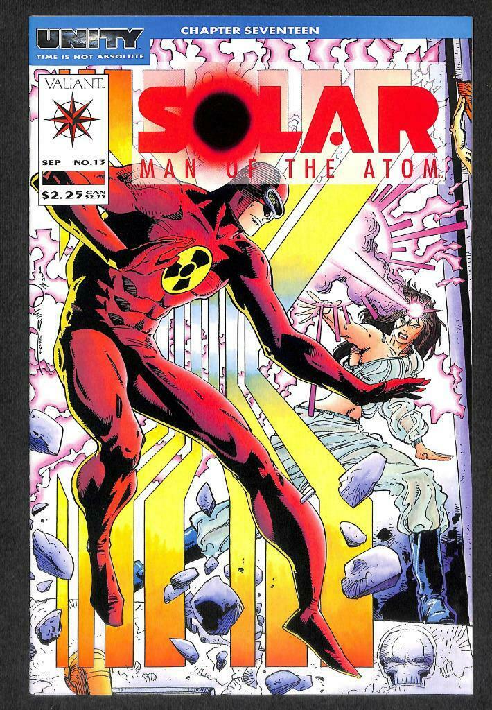 Valiant UNITY Solar Man Of The Atom Sept Animation Cartoon Comic Book (A1755)