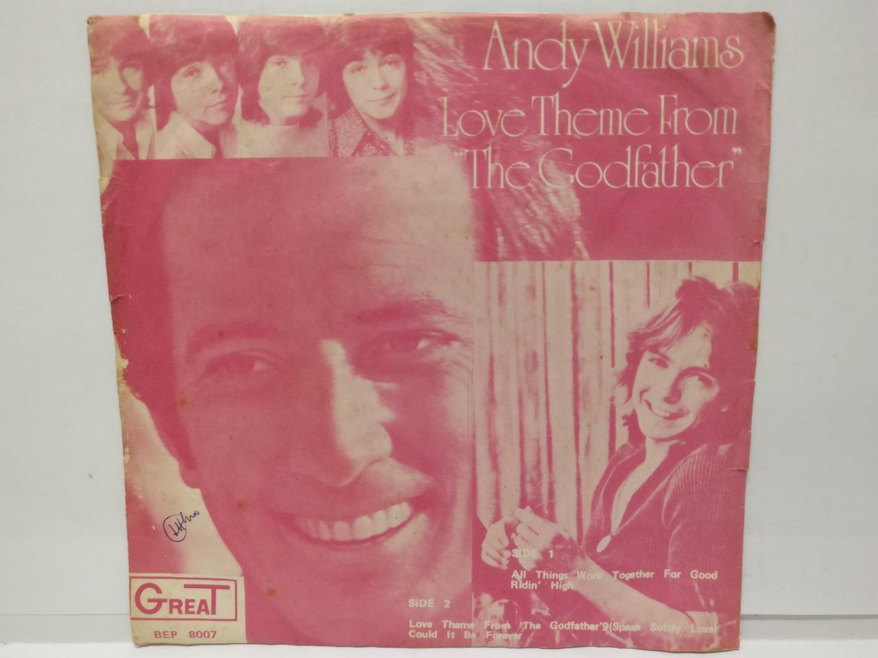 Andy Williams October Cherries David Cassidy Rare Singapore 7" EP EP082