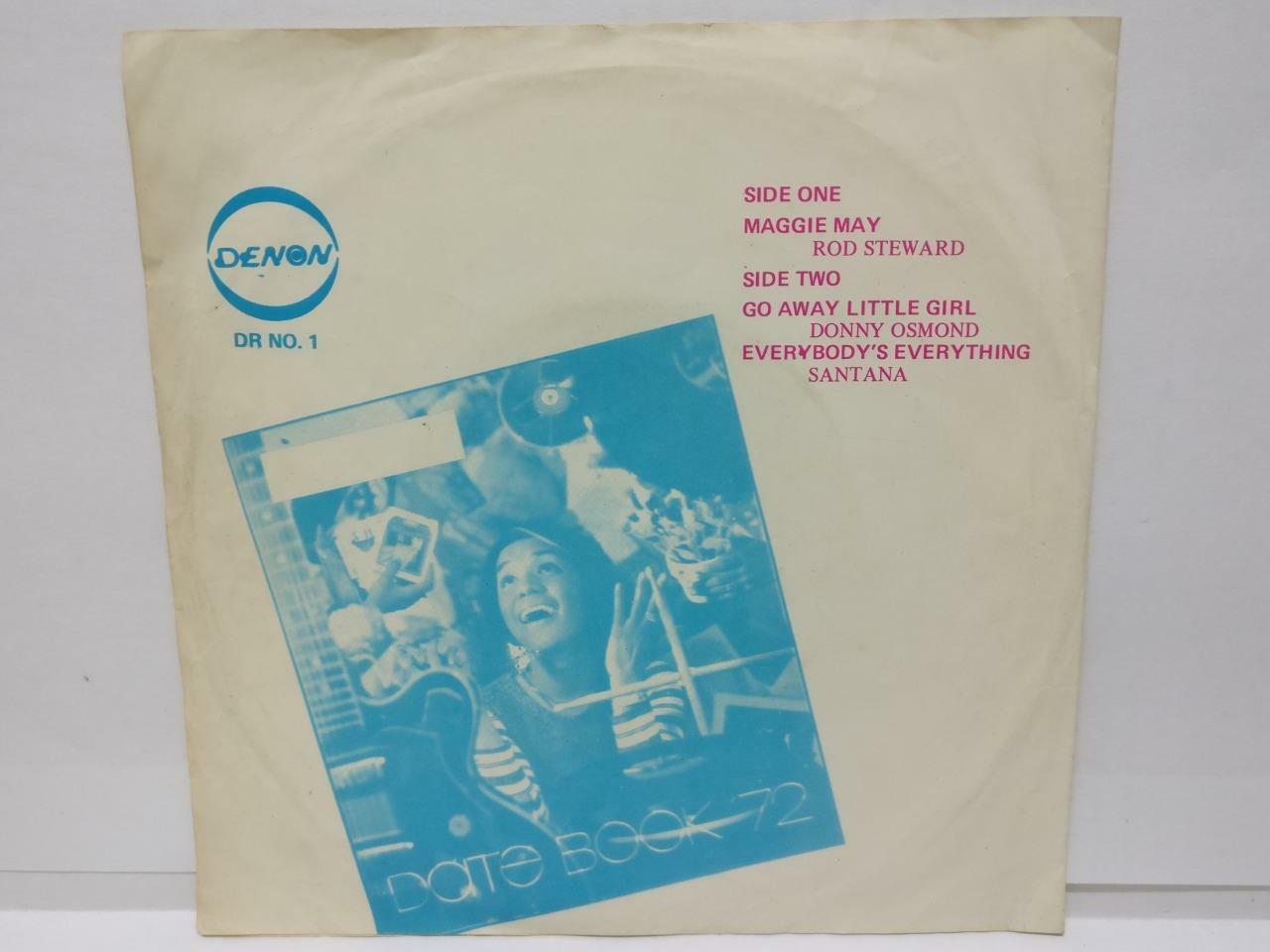 Rod Steward Donny Osmond Santana Rare Cover Label Singapore 7" EP (EP080)