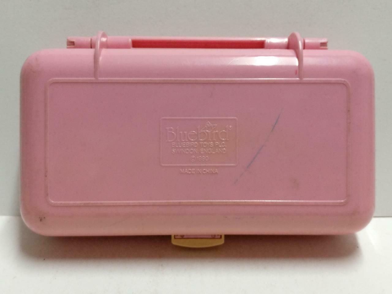Vintage Polly Pocket 1990 Bluebird Rectangle Pink Compact Only (FTY074)