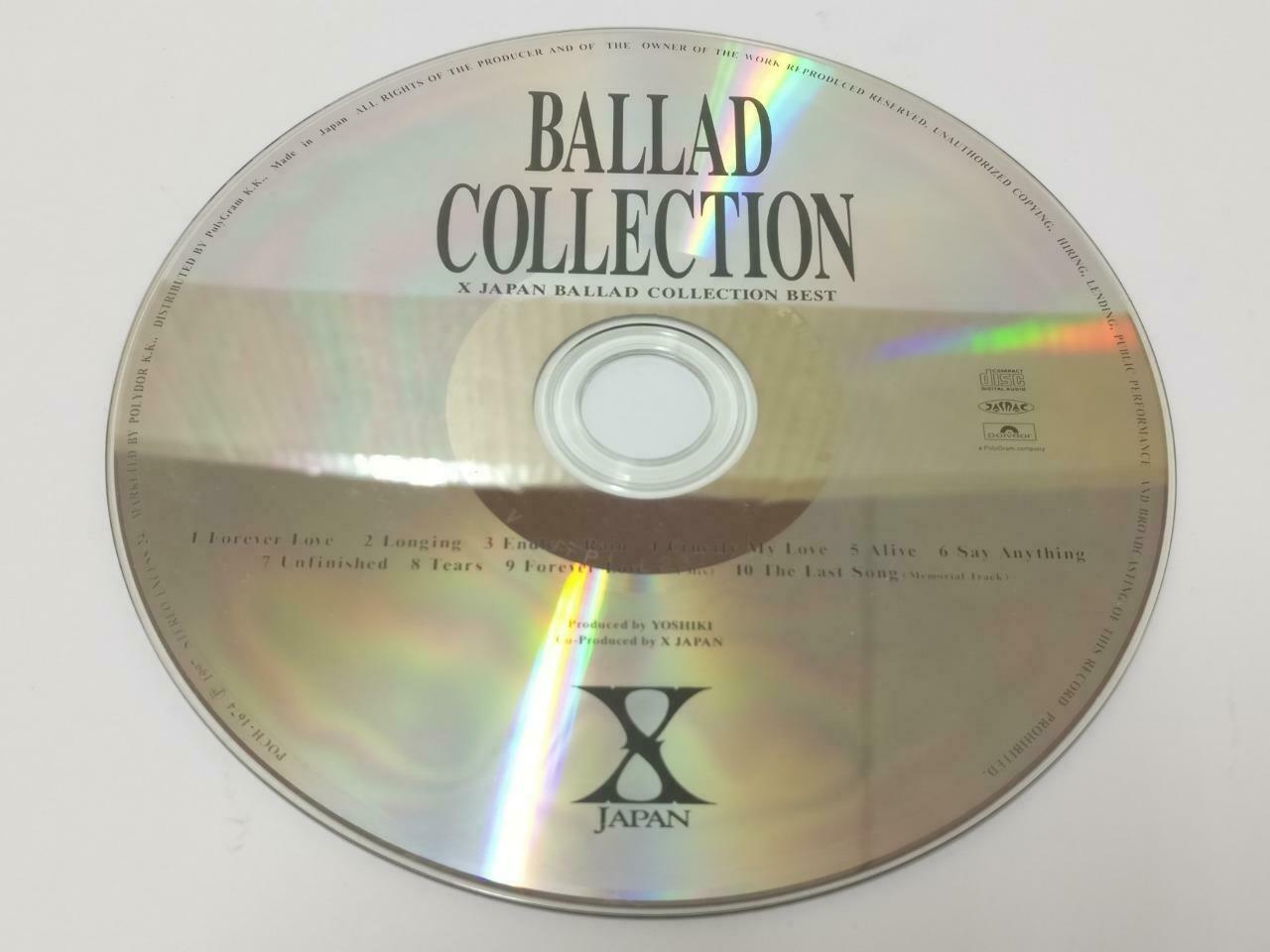 X Japan Rock Band Ballad Collection Forever Love Alive 1997 CD CDS486