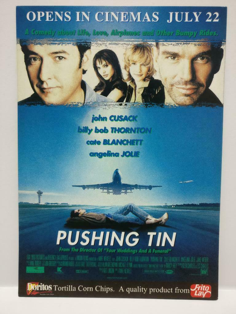 LUCKYPIGEON888 Movie Pushing Tin John Cusack 1999 Singapore Postcard (E0361)