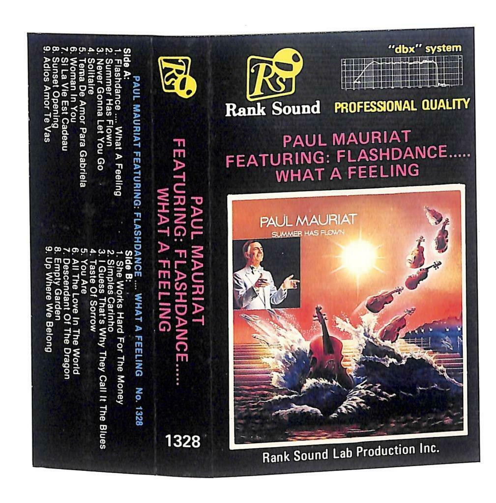 Rare Paul Mauriat Flashdance...What A Feeling Singapore English Cassette CT924