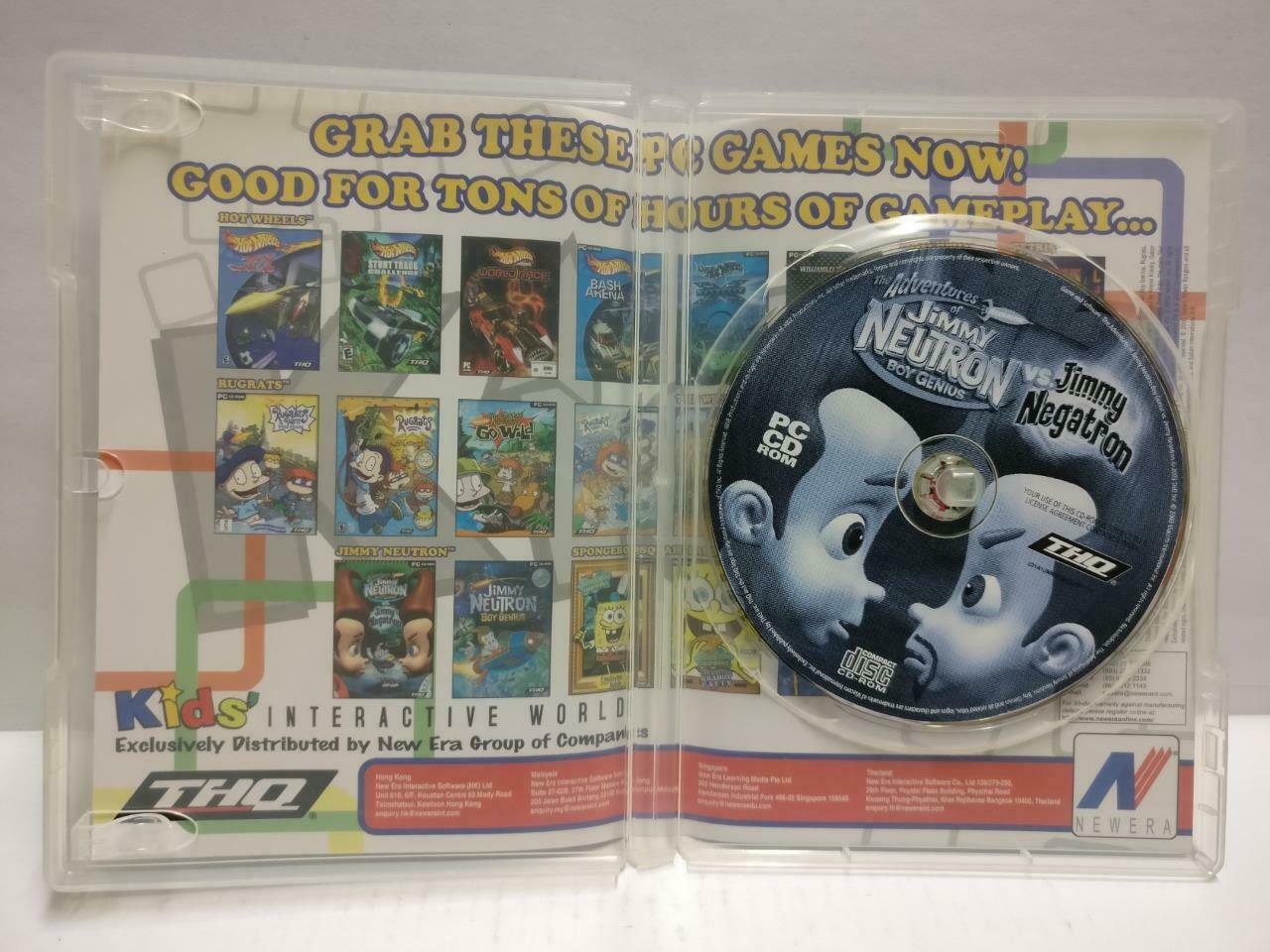 Jimmy Neutron Vs. Jimmy Negatron 2003 Australia PC CD-ROM Game (GA317)