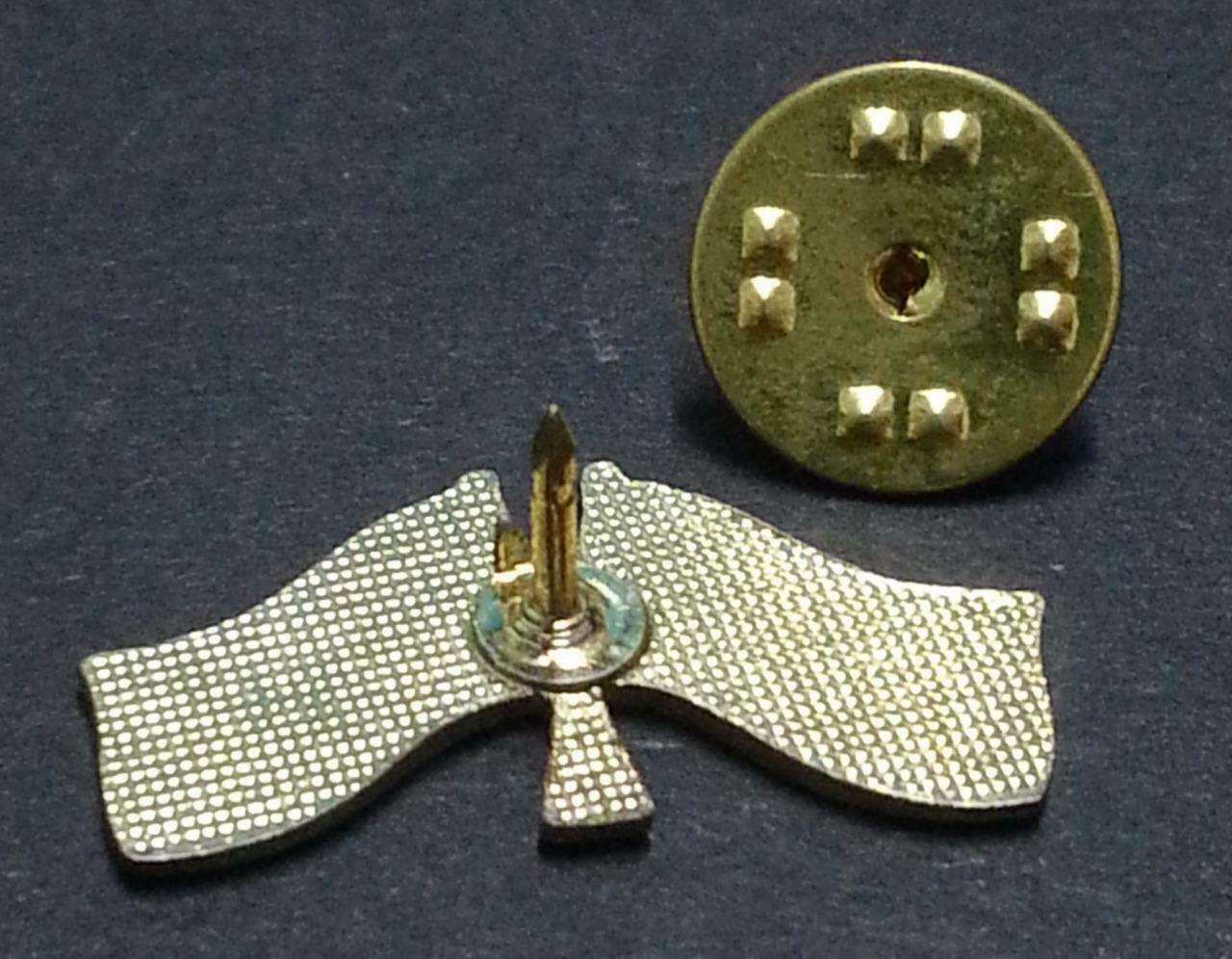 Vintage Rare United Kingdom England UK Flag Gold Plated Pin Badge F/S (B278)
