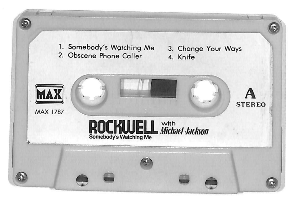 Rare Michael Jackson MJ Somebody's Watching Me Singapore English Cassette CT930