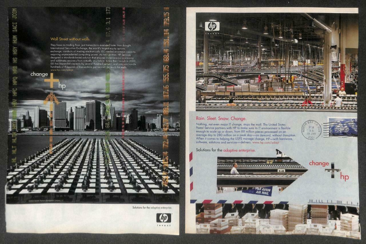 Vintage HP Hewlett Packard Sports Car Magazine Advertisement Print Ad x 18 P890