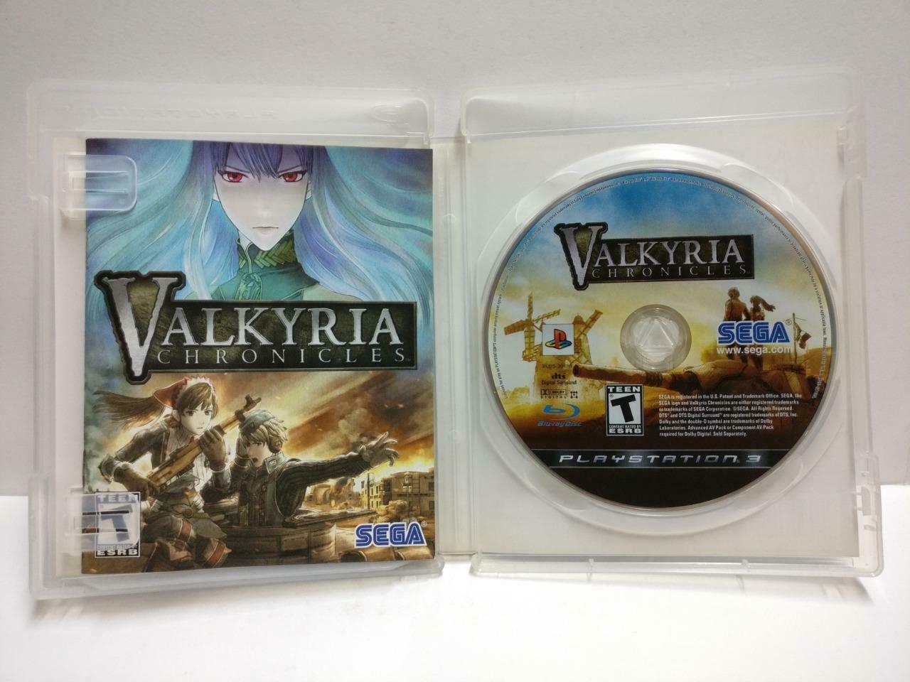 Sony PlayStation 3 PS3 Valkyria Chronicles 2008 USA Game Disc w/ Booklet (GA383)