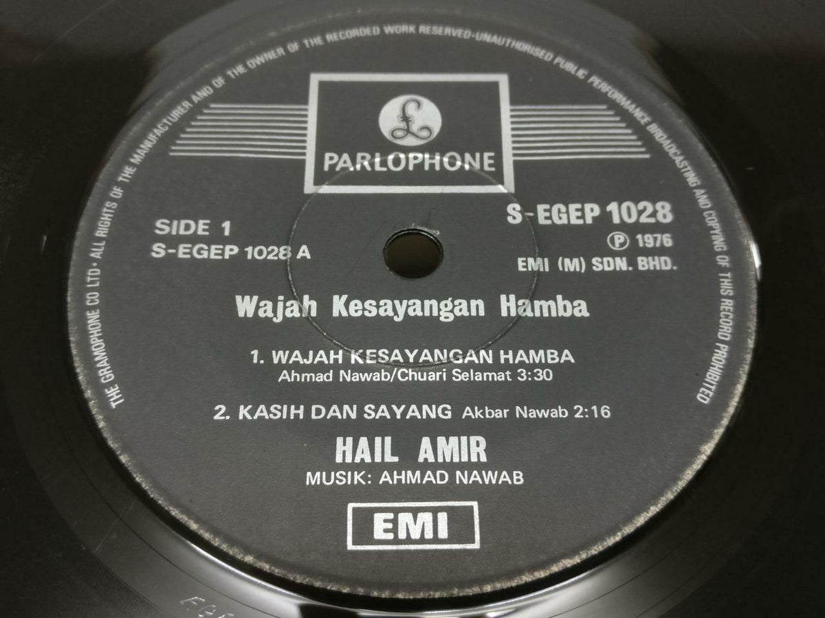 Malay Hail Amir Muzik Ahmad Nawab Wajah Kesayangan Hamba Singapore 7" EP (EP335)