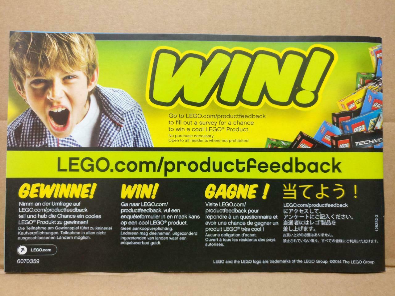 LEGO No. 60060 (3) City Manual Instructions Catalog Booklet (LG027)