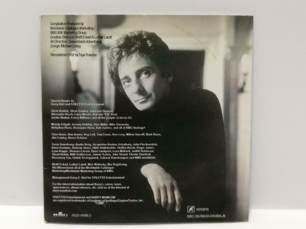 Barry Manilow Ultimate Manilow With OBI 2002 Rare China Picture Disc CD CDS490