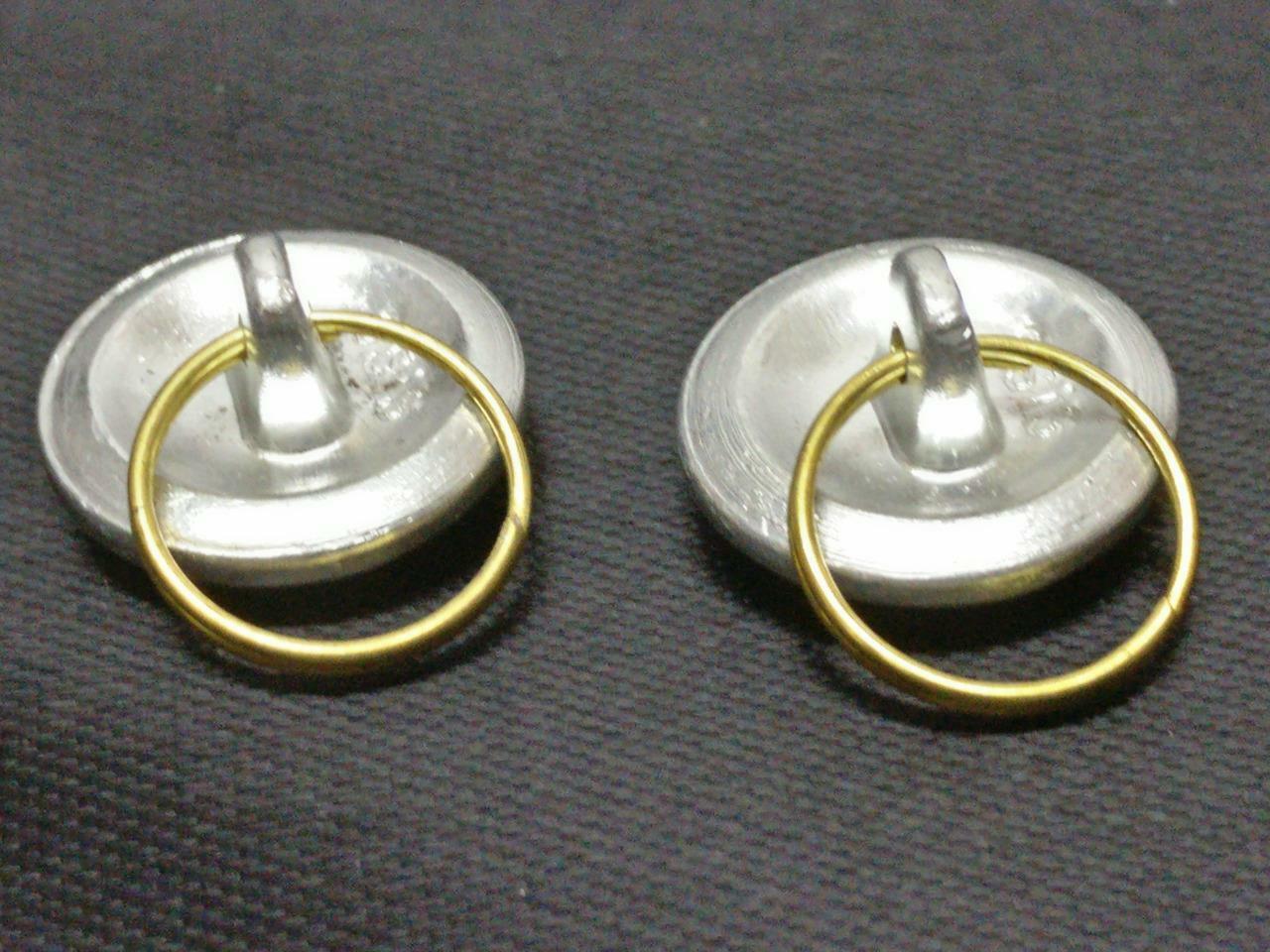 Vintage Rare Singapore Police CISCO 15mm Buttons x2 (A1875)