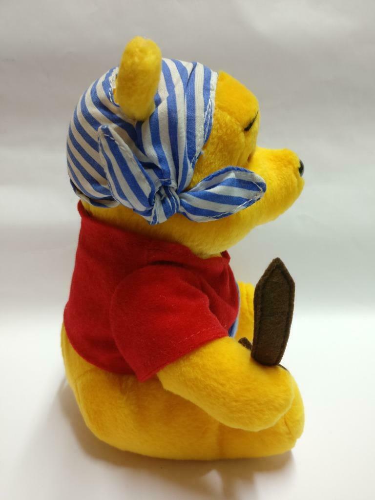 McDonald's Winnie The Pooh Pirate With Sword 7" Plush Soft Toy F/S (PTY108)