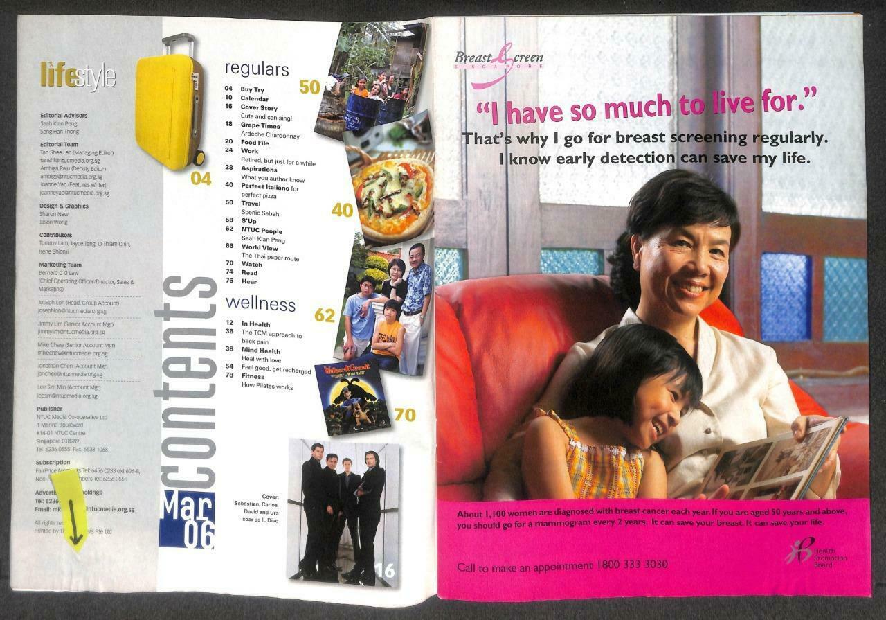 Singapore Lifestyle Magazine 2006 IL Divo Classical Singing Hunks F/S M121 E