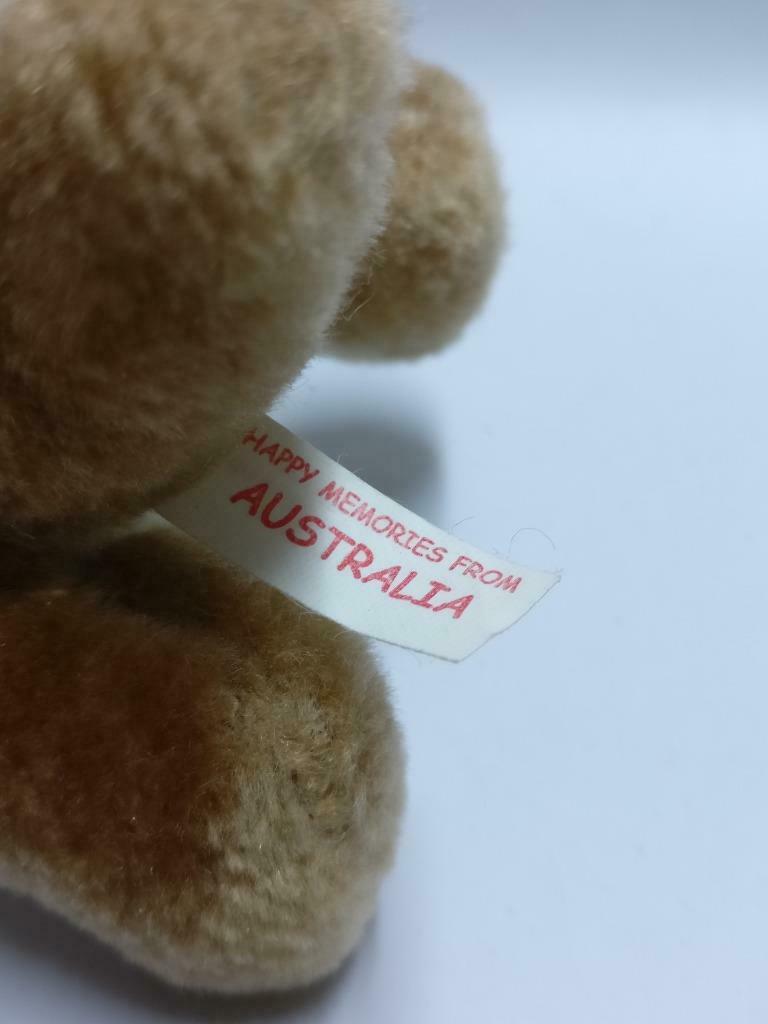 Australia Cute Kangaroo Wears Vest Souvenir 5" Plush Soft Toy F/S (PTY130)