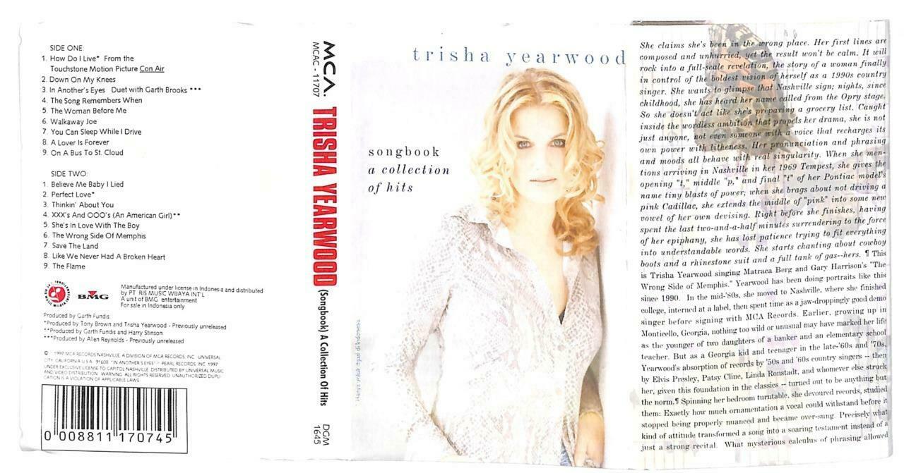 Rare Trisha Yearwood How Do I Live 1997 Indonesia English Cassette CT951