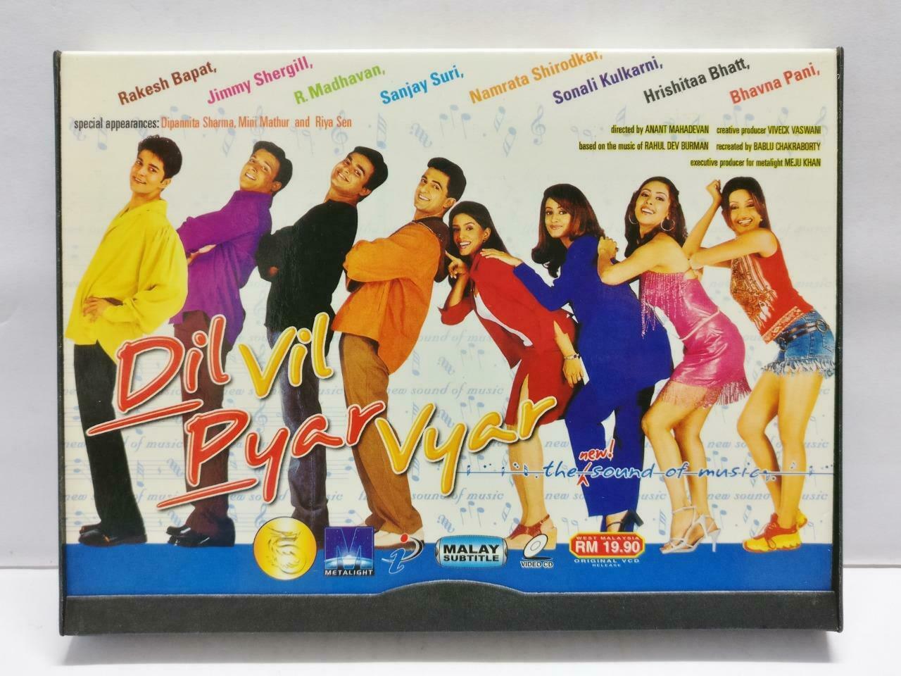 India Bollywood Hindi Movie Dil Vil Pyar Vyar Madhavan Malaysia 3x VCD CD1000