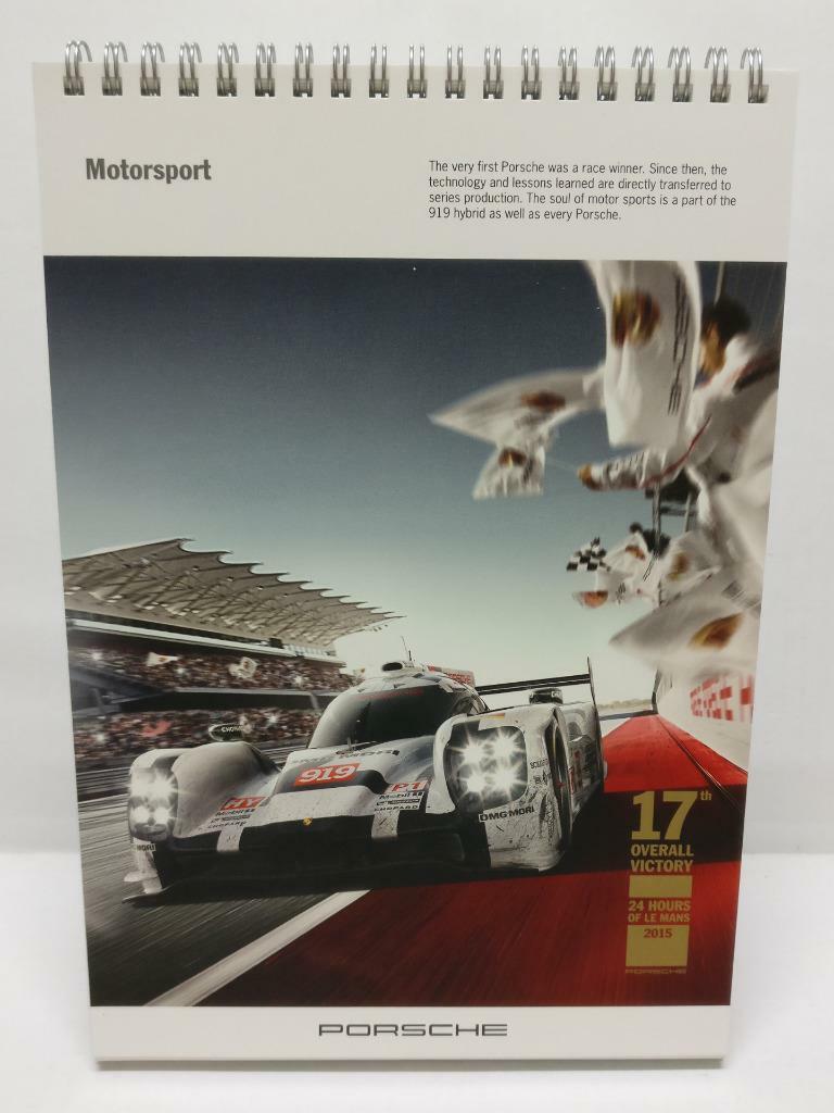 Rare Porsche Cars 2016 Desk Calendar (A2091)