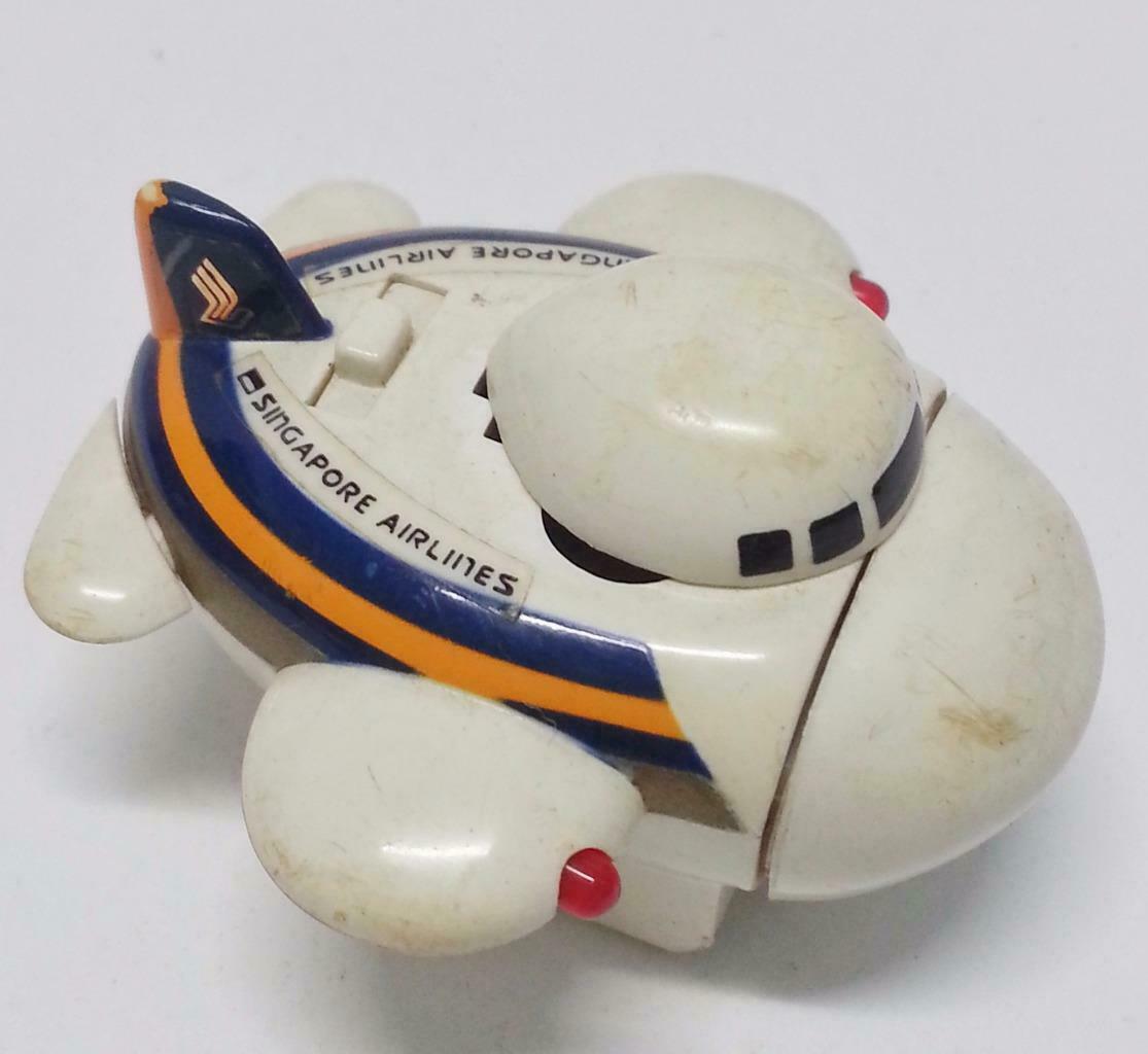 Vintage SIA Singapore Airlines Cute Mini Airplane Aeroplane Display (B208)