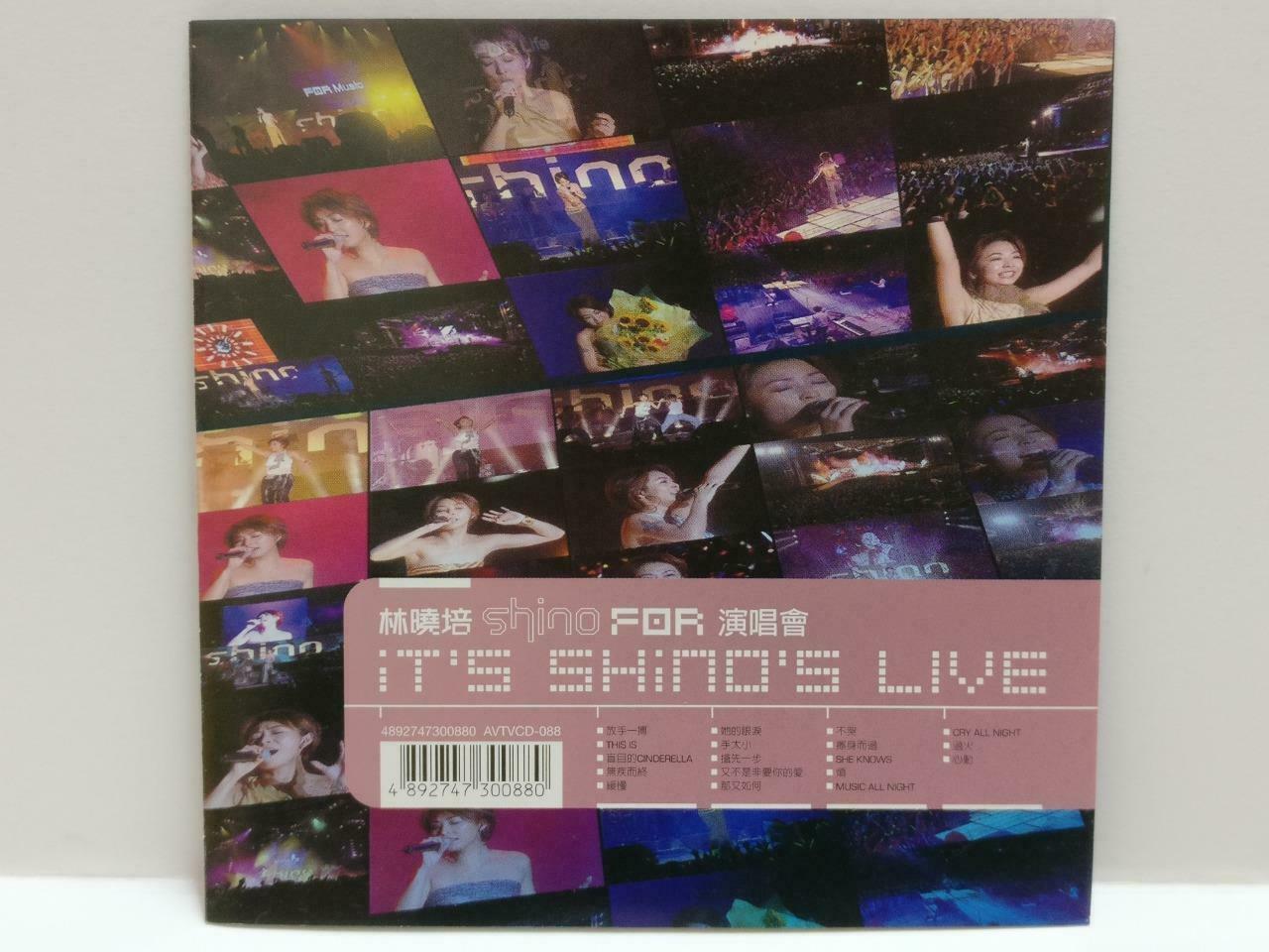 Taiwan Shino Lin 林晓培 Live Concert 2001 Rare Singapore Video CD 2x VCD CDS461