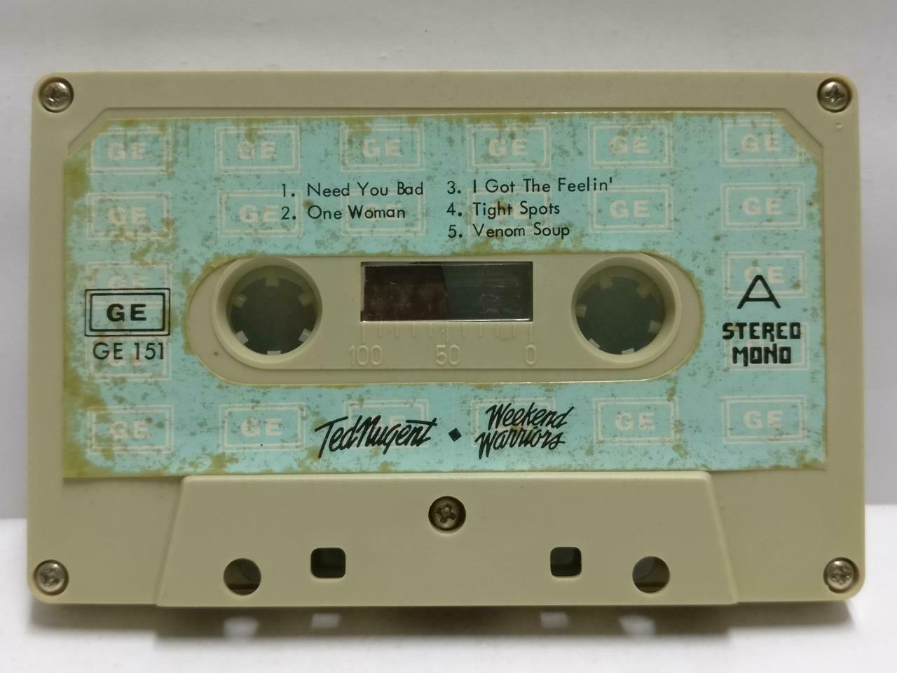 Ted Nugent Weekend Warriors Mega Rare Singapore English Cassette CT509