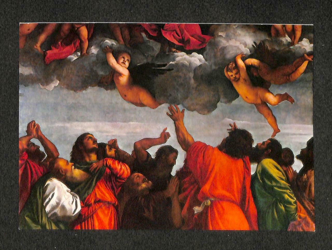 LUCKYPIGEON Dei Frari Tiziano Assumption Babies Cloud Art Italy Postcard (C1649)