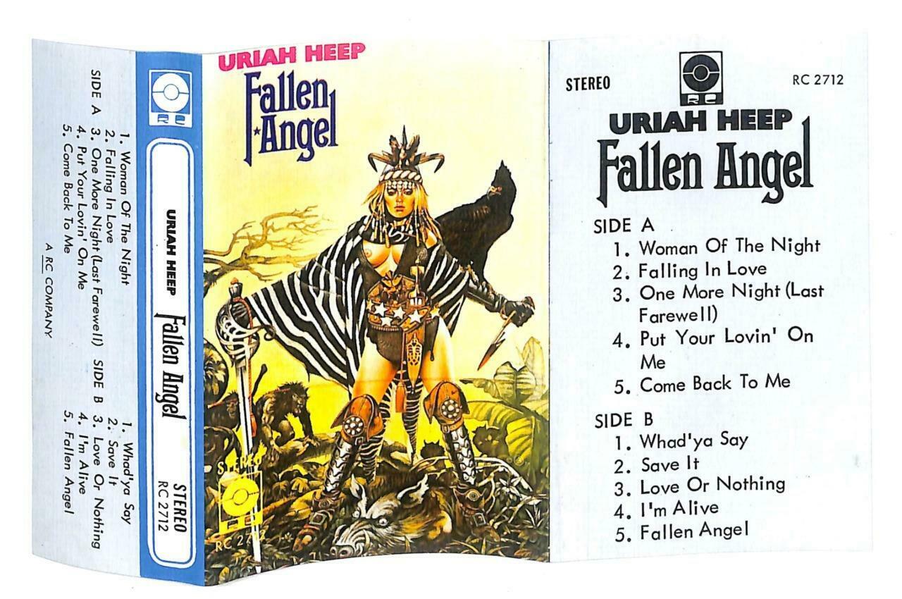 Rare Uriah Heep Fallen Angel Woman Of The Night Singapore English Cassette CT956