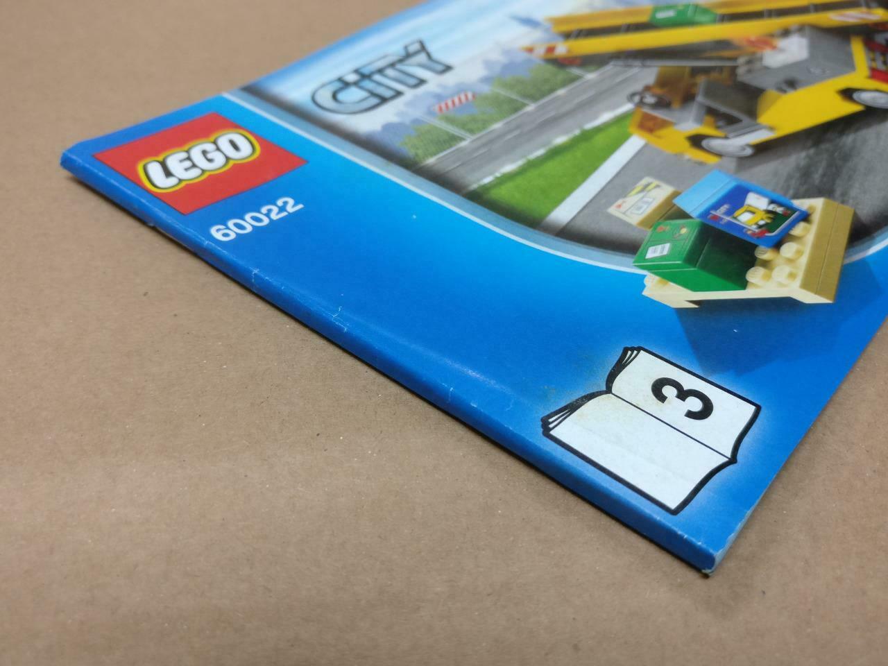 LEGO No. 60022 (3) City Manual Instructions Catalog Booklet (LG014)
