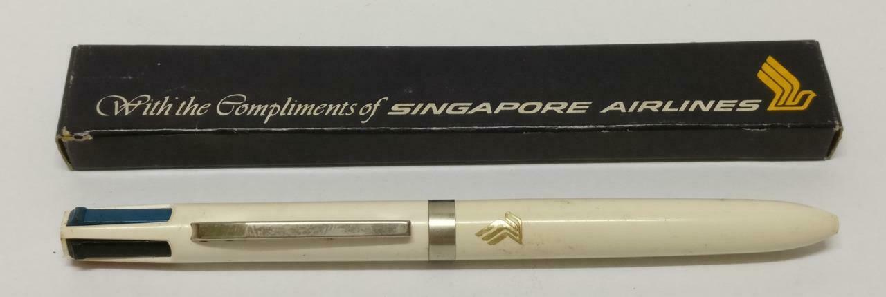 Vintage Rare SIA Singapore Airlines Pen w/ Box (A2106)