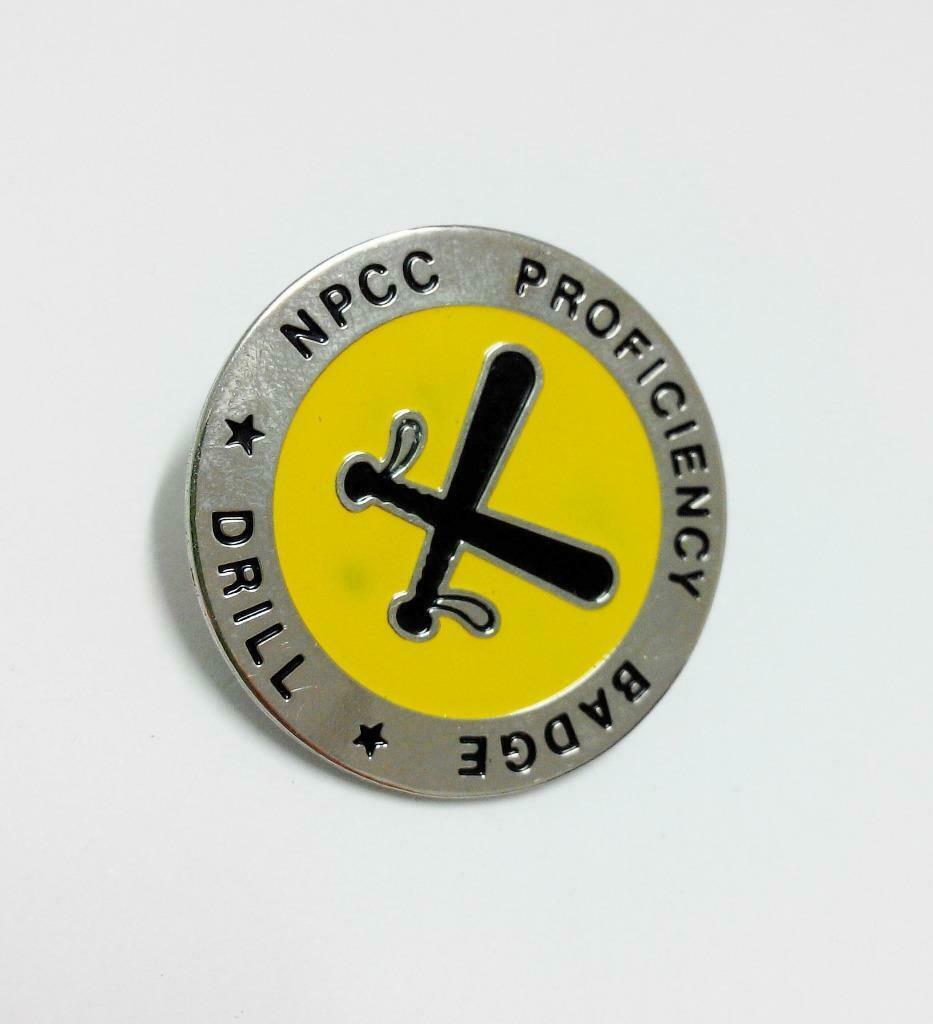 Rare Vintage Singapore NPCC Proficiency Drill Pin Badge F/S (B332)