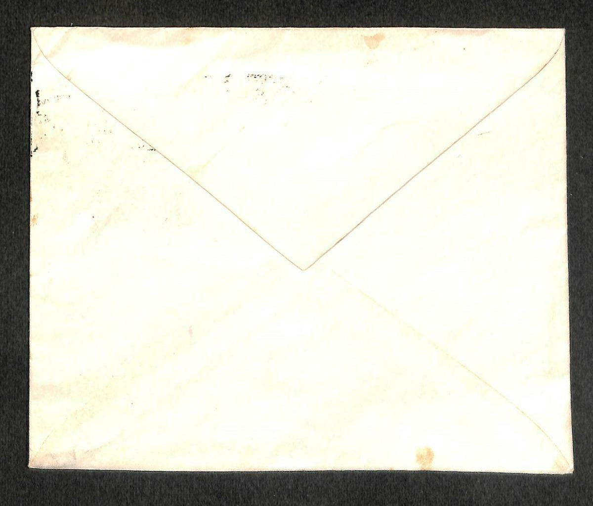 1962 Singapore Local 4 Cents Fish Stamp Chop Mail Cover (C1430)