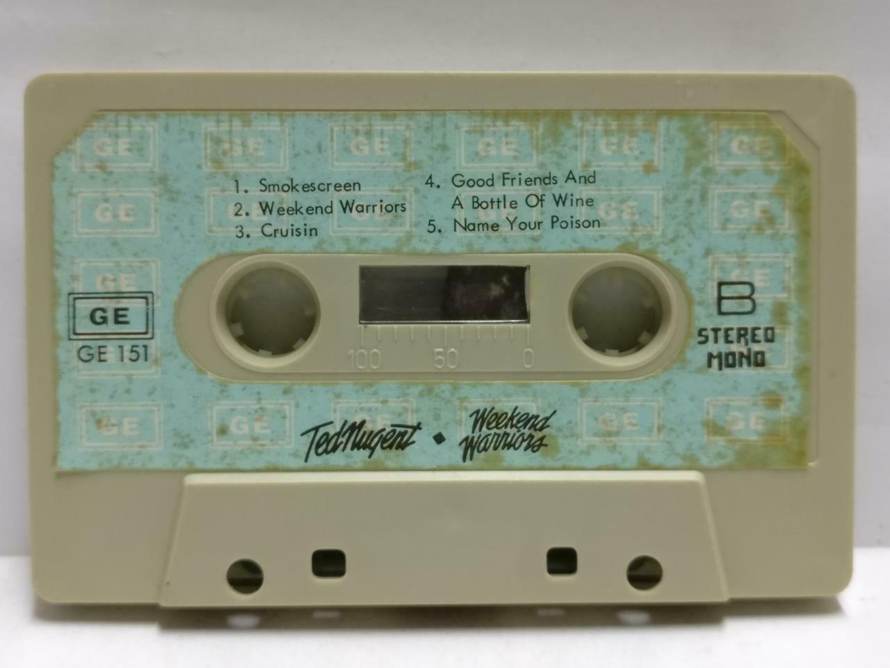 Ted Nugent Weekend Warriors Mega Rare Singapore English Cassette CT509