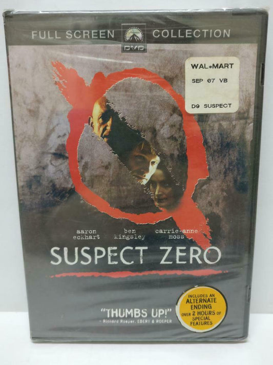 LK888 Sealed Movie Suspect Zero Aaron Eckhart 2005 Mexico USA DVD (DVD029)