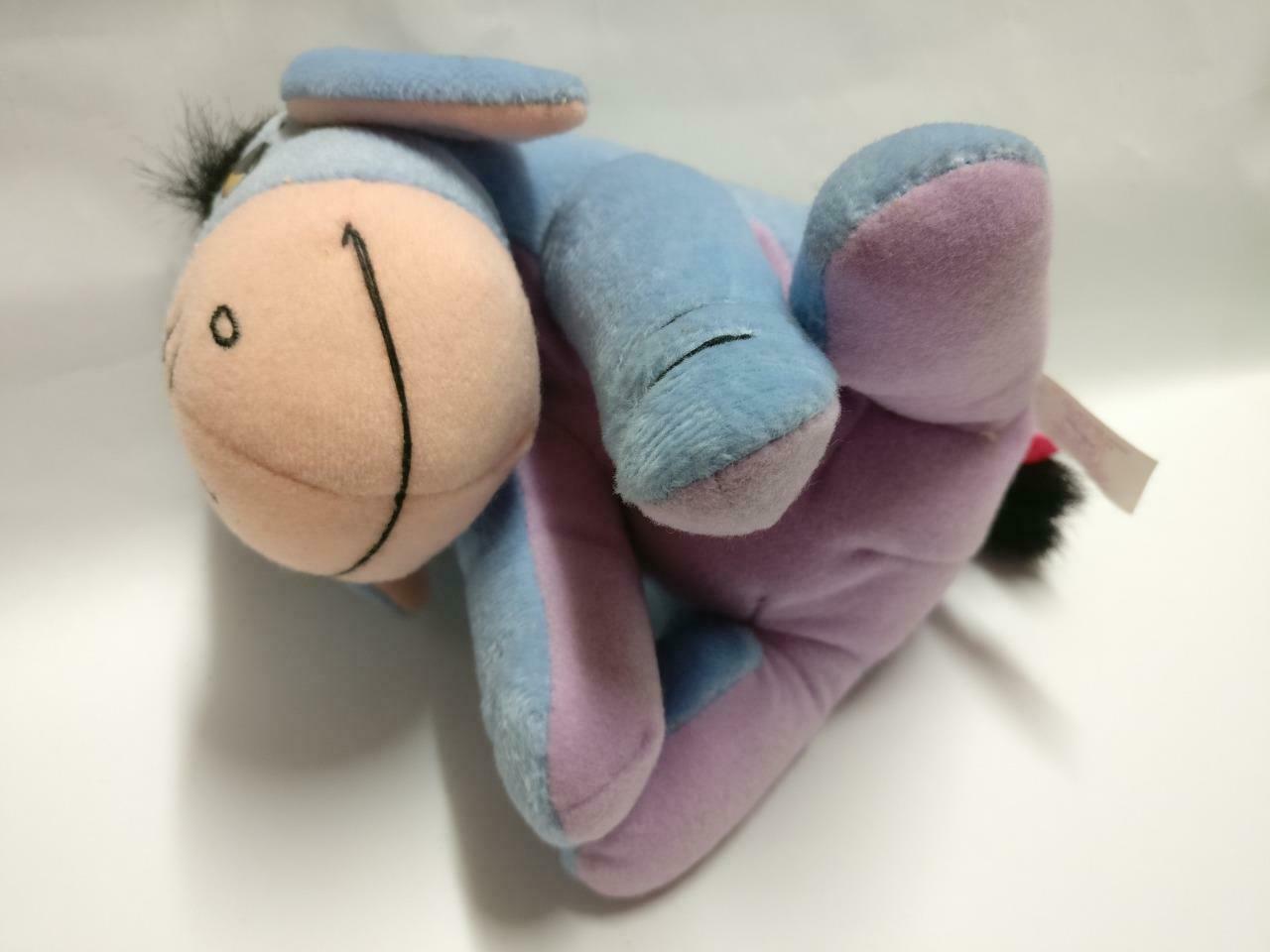 McDonald's Winnie The Pooh Eeyore Donkey Ribbon 7" Plush Soft Toy F/S (PTY112)