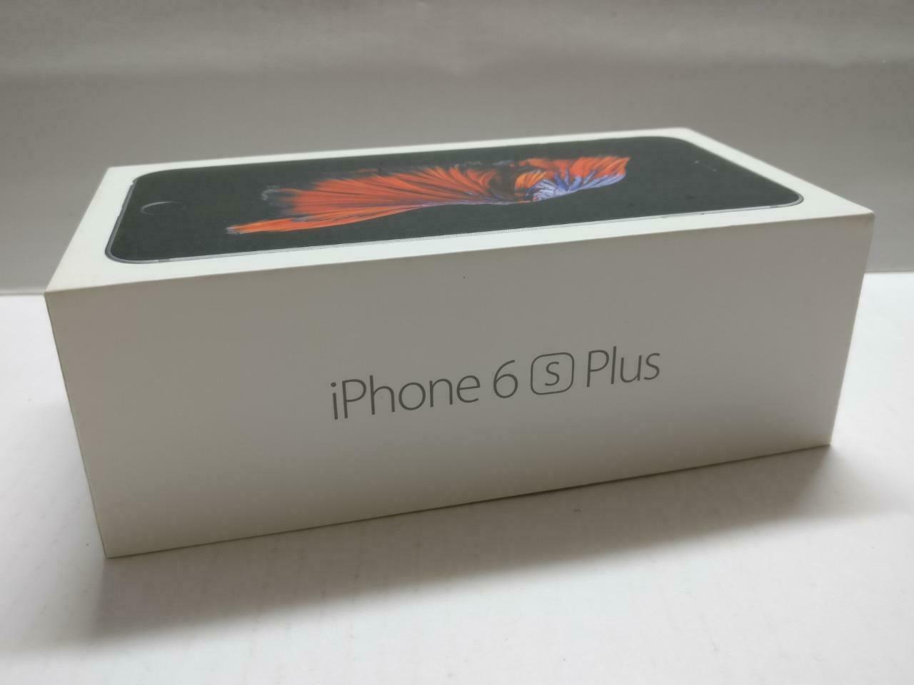 Apple iPhone 6 S Plus 64GB W/ Info Papers & Sticker White Empty Box Only (BX051)