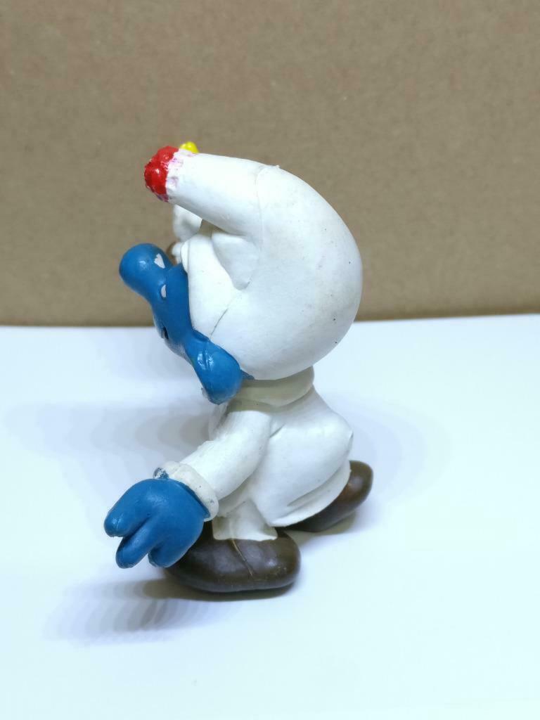 Vintage The Smurfs Pyjamas Candle Light Figurine Peyo 1979 Hong Kong x 01 A1775