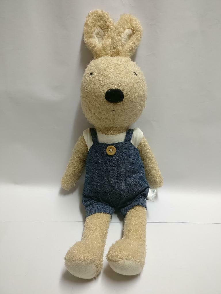 Japan Le Sucre Bunny Blue Jumper Cute Rabbit 16" Plush Soft Toy F/S (PTY077)
