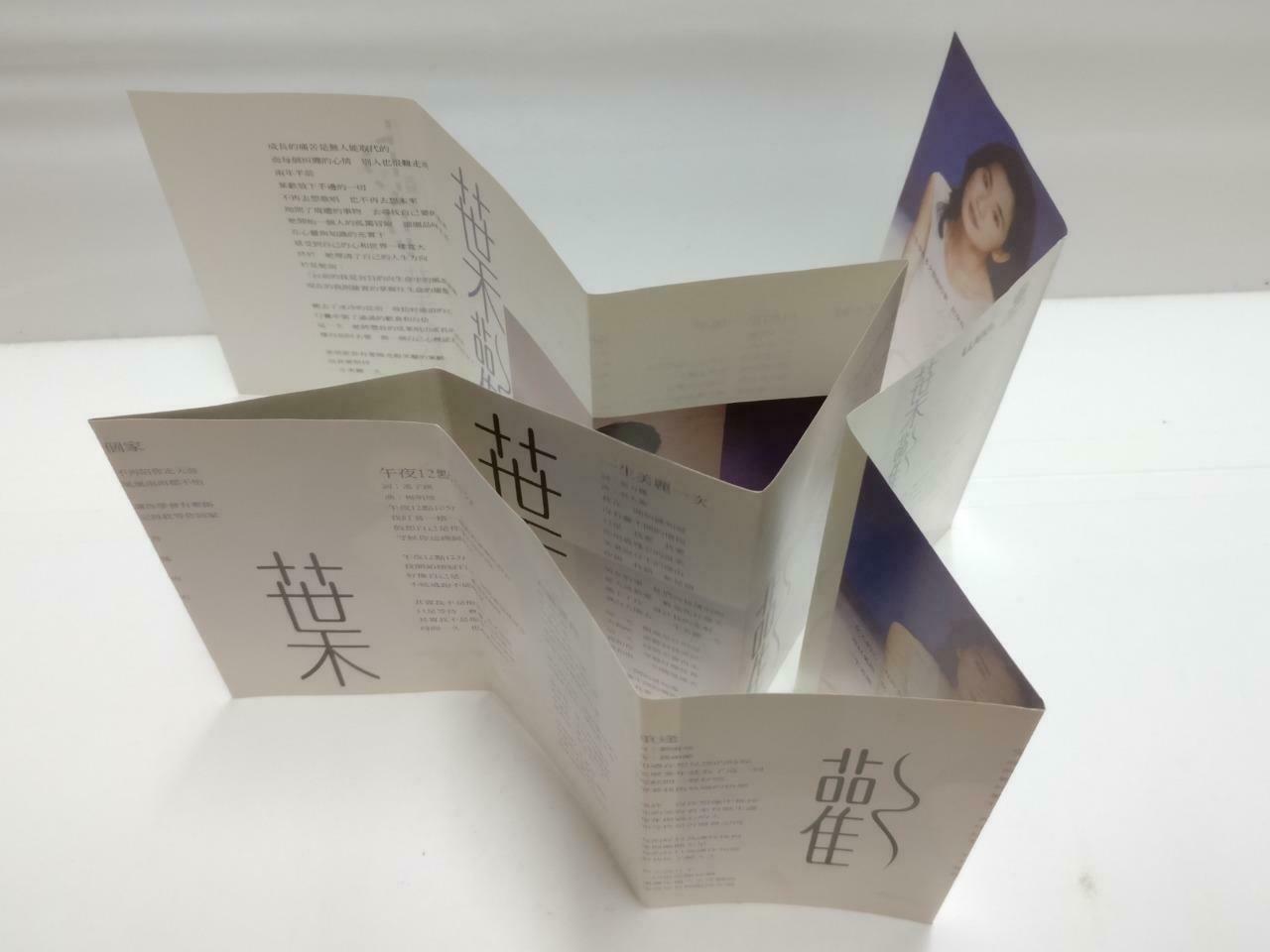 Taiwan Ye Huan 叶欢 磁带 卡带 一生美丽一次 1993 Rare Singapore Chinese Cassette CT578